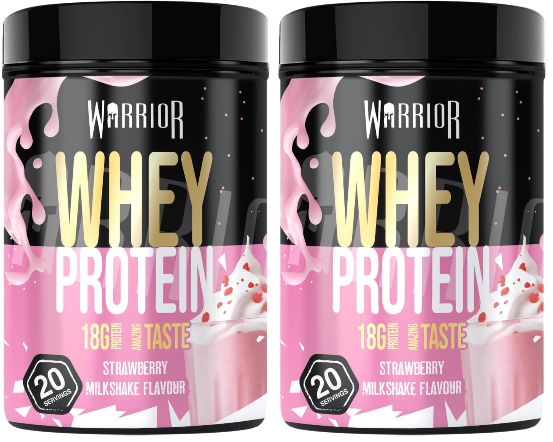 Poudre protéinée Warrior Whey riche en acides aminés saveur milkshake - 15