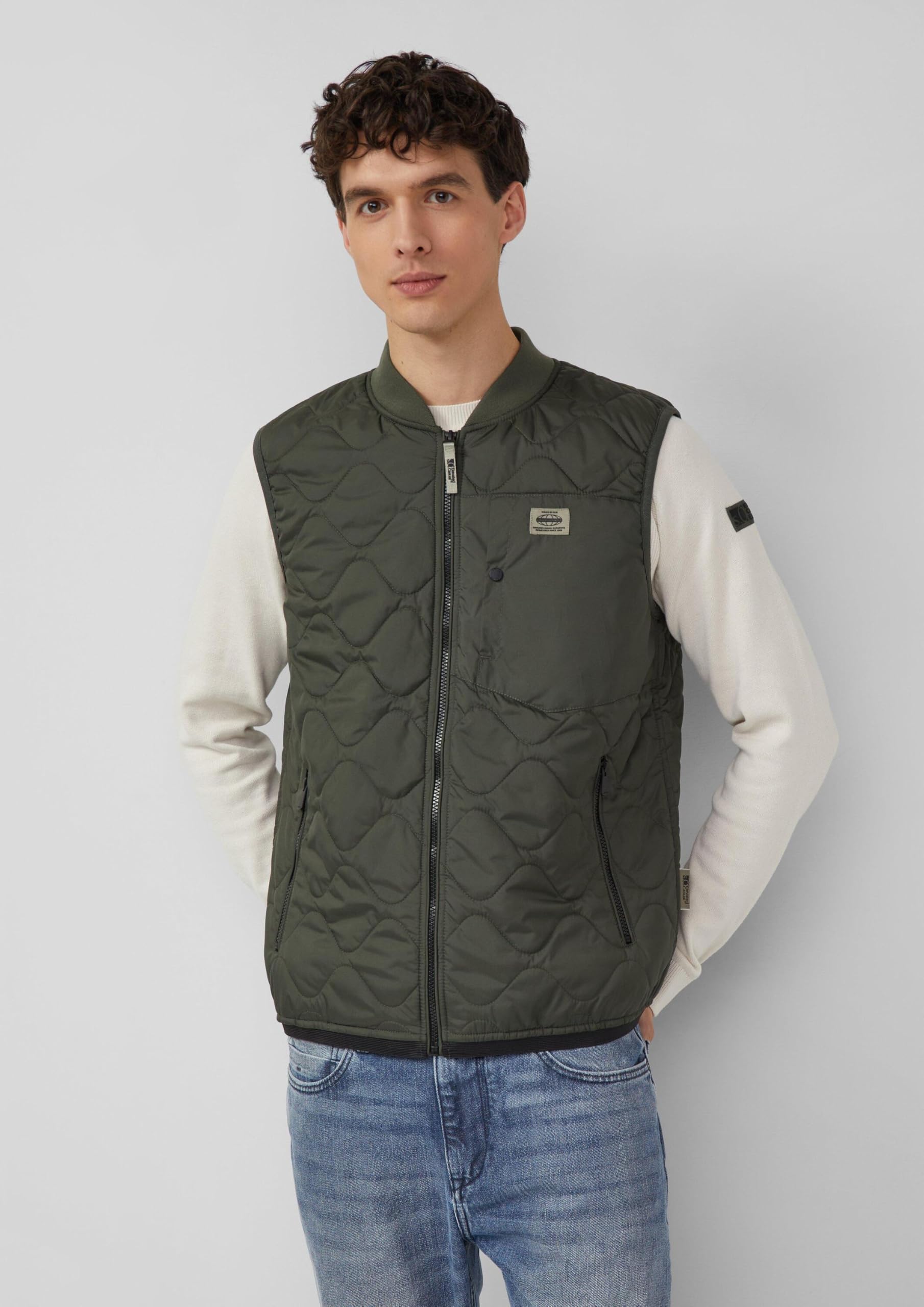 s.Oliver 2179949 Gilet trapuntato Uomo