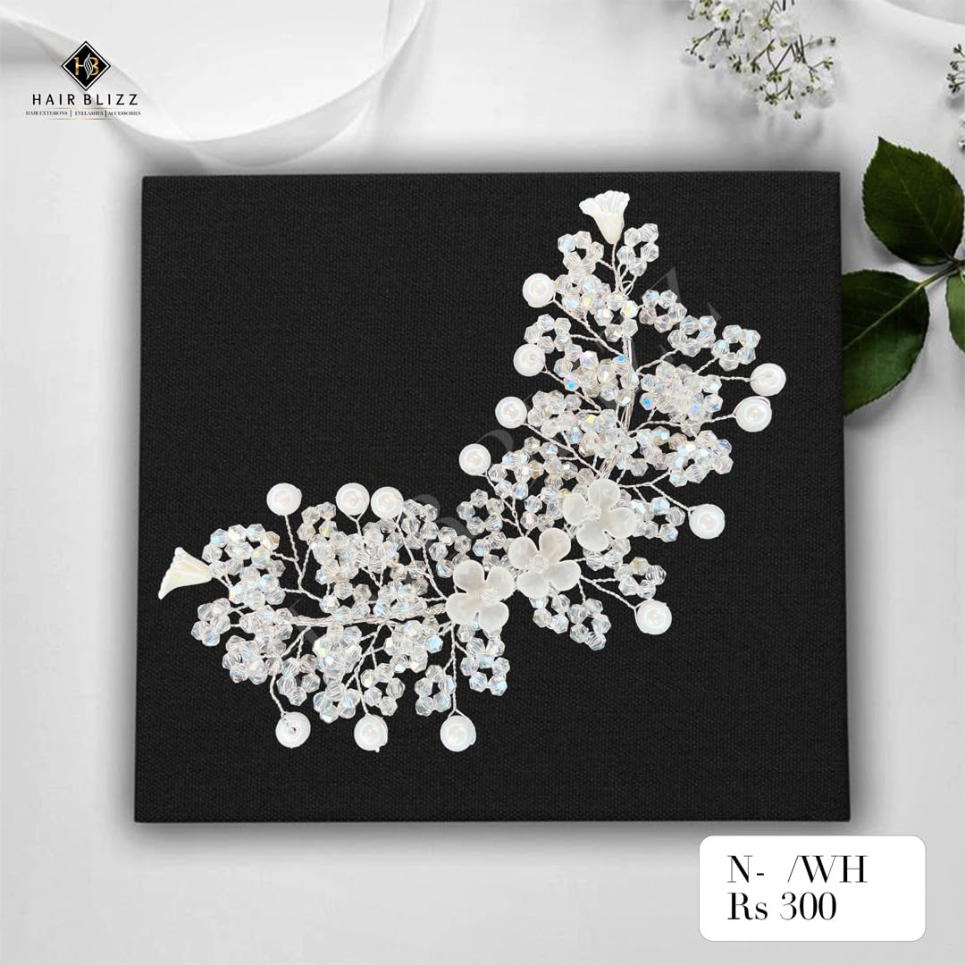 Hairblizz Hair Accessory for women and girls for wedding and parties, Hair Broch, Hair styling .Fashion