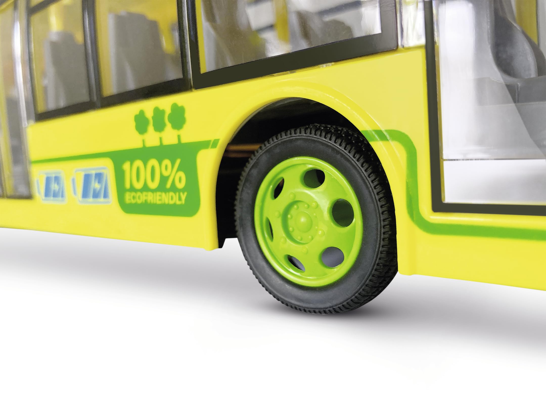 Carson 500404282 Electric City Bus 2.4GHz 100% RTR - 100% Listo para Conducir, autobús de Juguete, Coche de Juguete, Coche teledirigido, Tiempo de conducción Aprox. 60 min