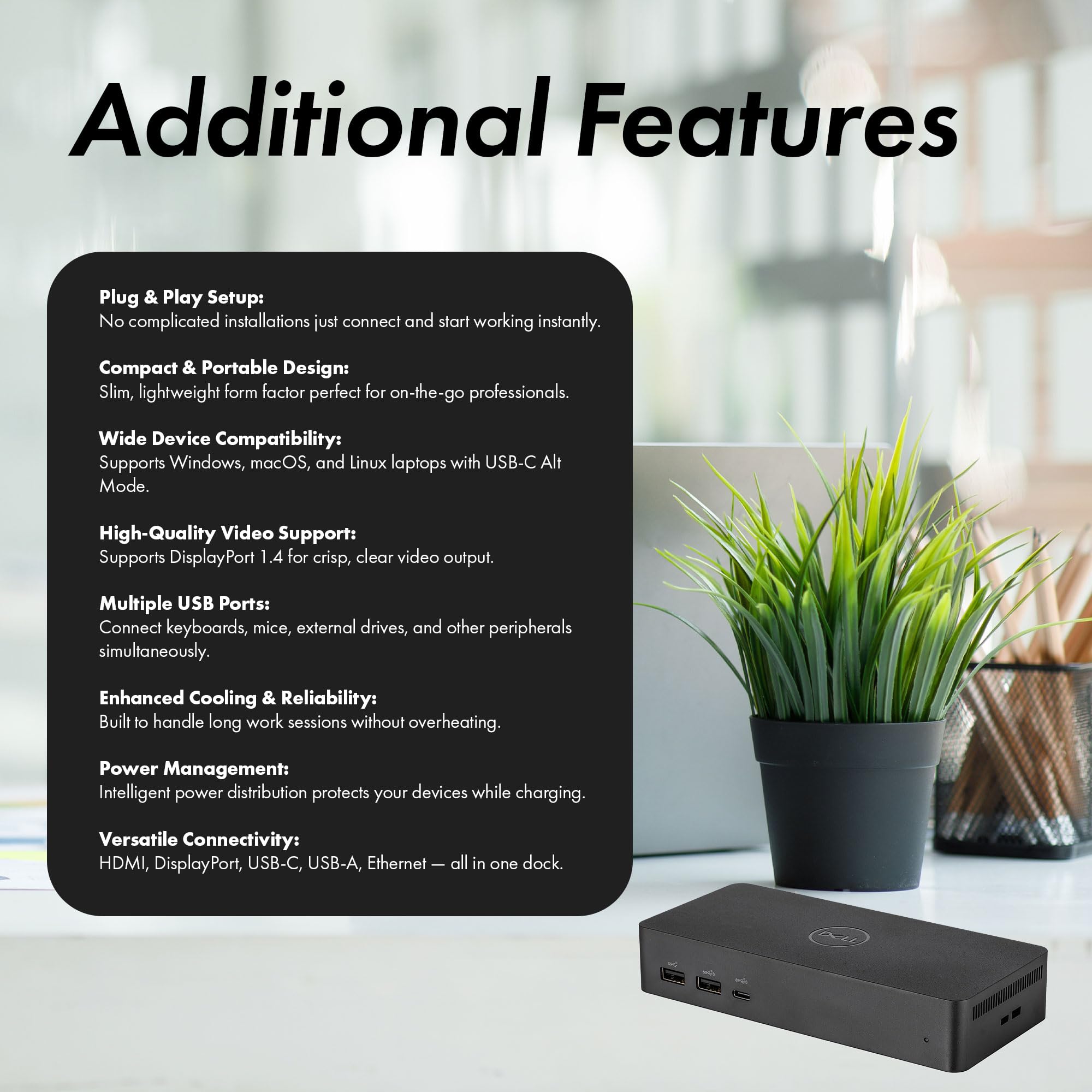 新品】Dell デル ユニバーサル ドッキングステーション UD22 【公式通販】