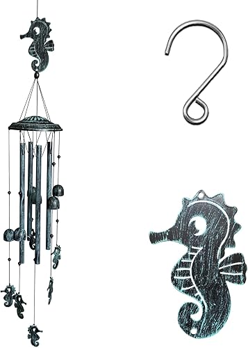 Campanillas de viento decorativas para exteriores, campanillas de viento únicas para jardín exterior, porche, patio y campanillas de viento, regalo