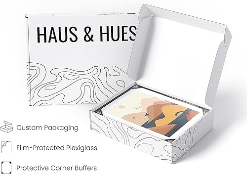 Miniatura 4 de HAUS AND HUES Impresiones artísticas abstractas y minimalistas de paisaje para pared, juego de 6 pósteres modernos estéticos de montaña, pinturas