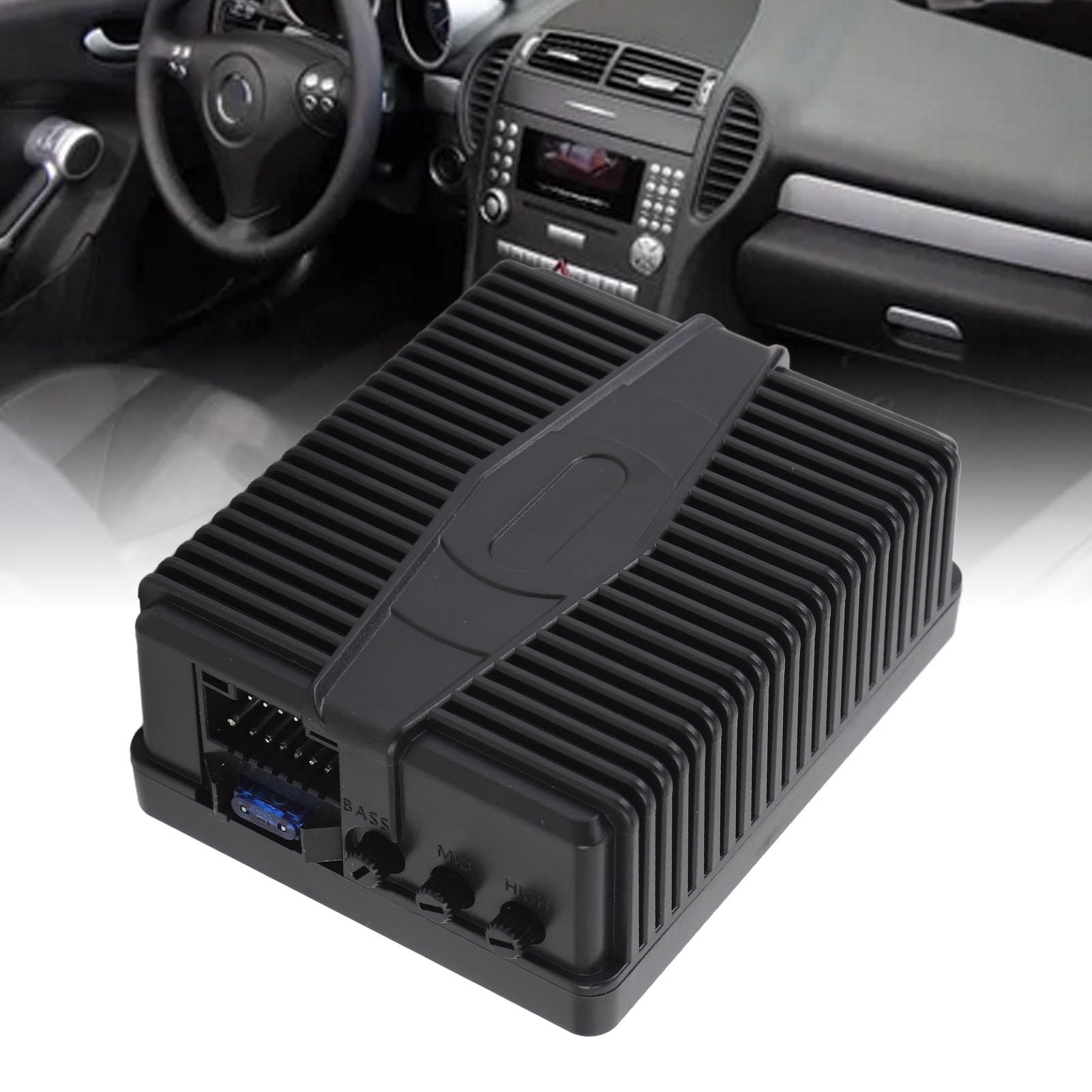 Amplificatore DAP per Auto 12V 4 X 60W Amplificatore per Auto con qualità del Suono Chiaro a 4 Canali per Stereo per Auto Android