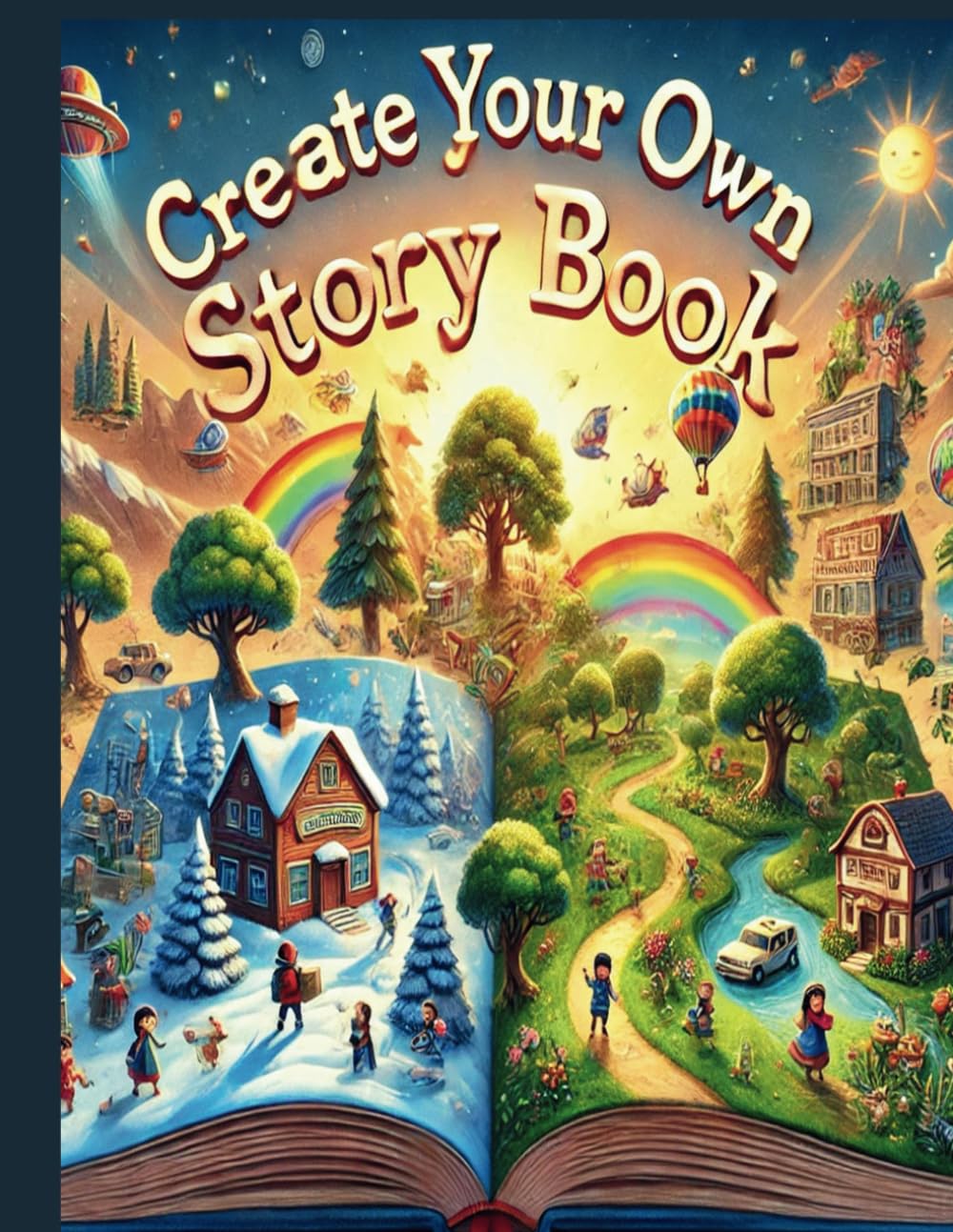 Creative Writing Journal for Kids: Create Your Own Story Book Fun and Interactive Story Book to Spark Imagination and Build Writing Skills