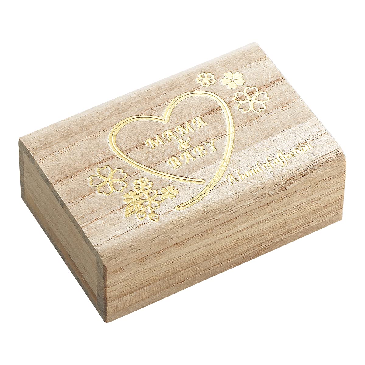 Amazon | dacco(ダッコ) 臍帯箱 ハート 命名シール付 1個入 桐箱 86105