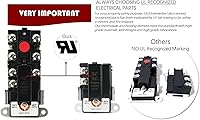 Vista 2 de EWH-00 Electric Water Heater Thermostat for double element Heater, Includes 1x Upper Thermostat and 1x Lower Thermostat, Universal type for TOD &