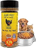 Vista 5 de Wild Meadow Farms - Magic Dust - Decoración de carne seca de pavo con una sola proteína para perros y gatos, mejora el sabor y eleva la emoción