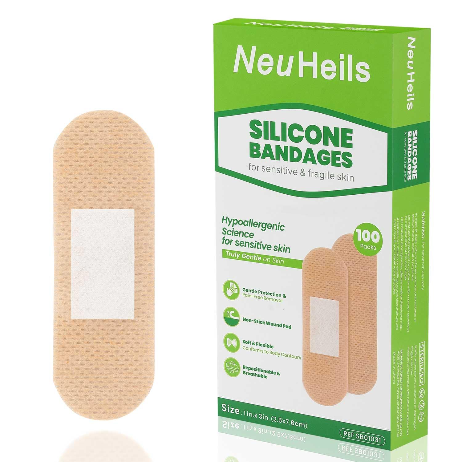 NeuHeils Silicone Bandages