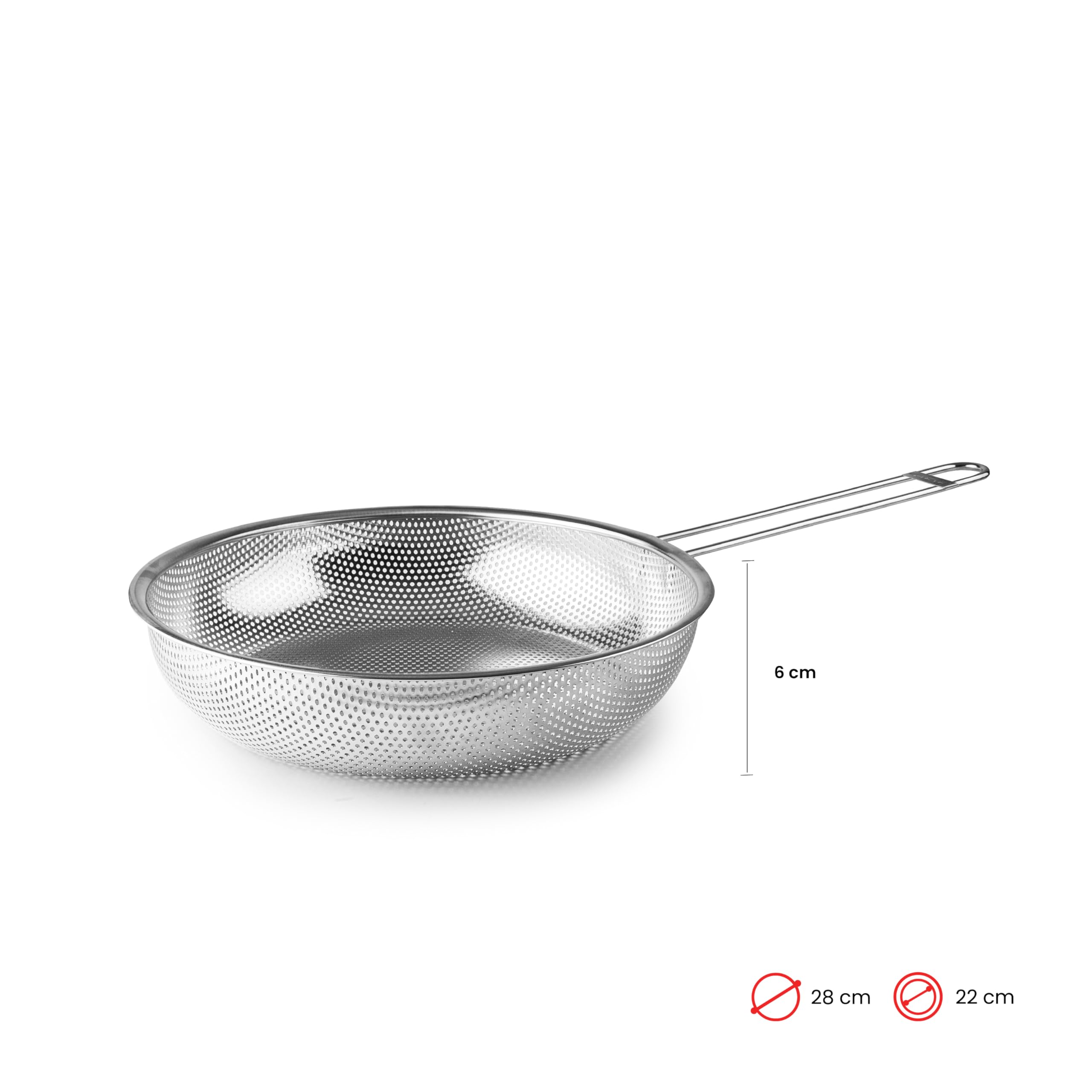IBILI Padella per barbecue in acciaio inox 18/10-28 cm