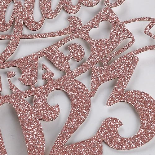 Miniatura 4 de Palasasa Congrats Grad - Decoración para tartas, letrero decorativo de graduación 2023, decoración de fiesta de graduación para escuela secundaria