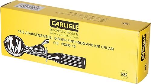 Miniatura 6 de Carlisle FoodService Products CFS 60300-16 Cuchara de acero inoxidable para control de porciones, 2.75 onzas, azul
