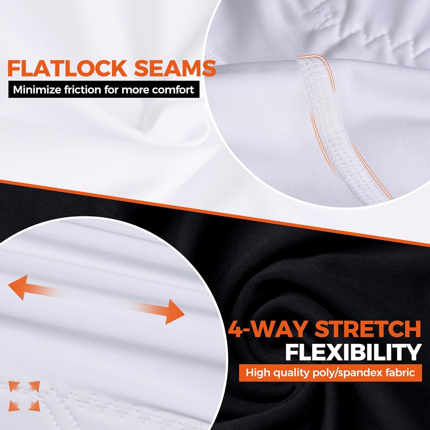 COOLOMG Adult Mens Baseball Padded Sliding Shorts with Soft Protective Cup for Football Lacrosse - Image 2