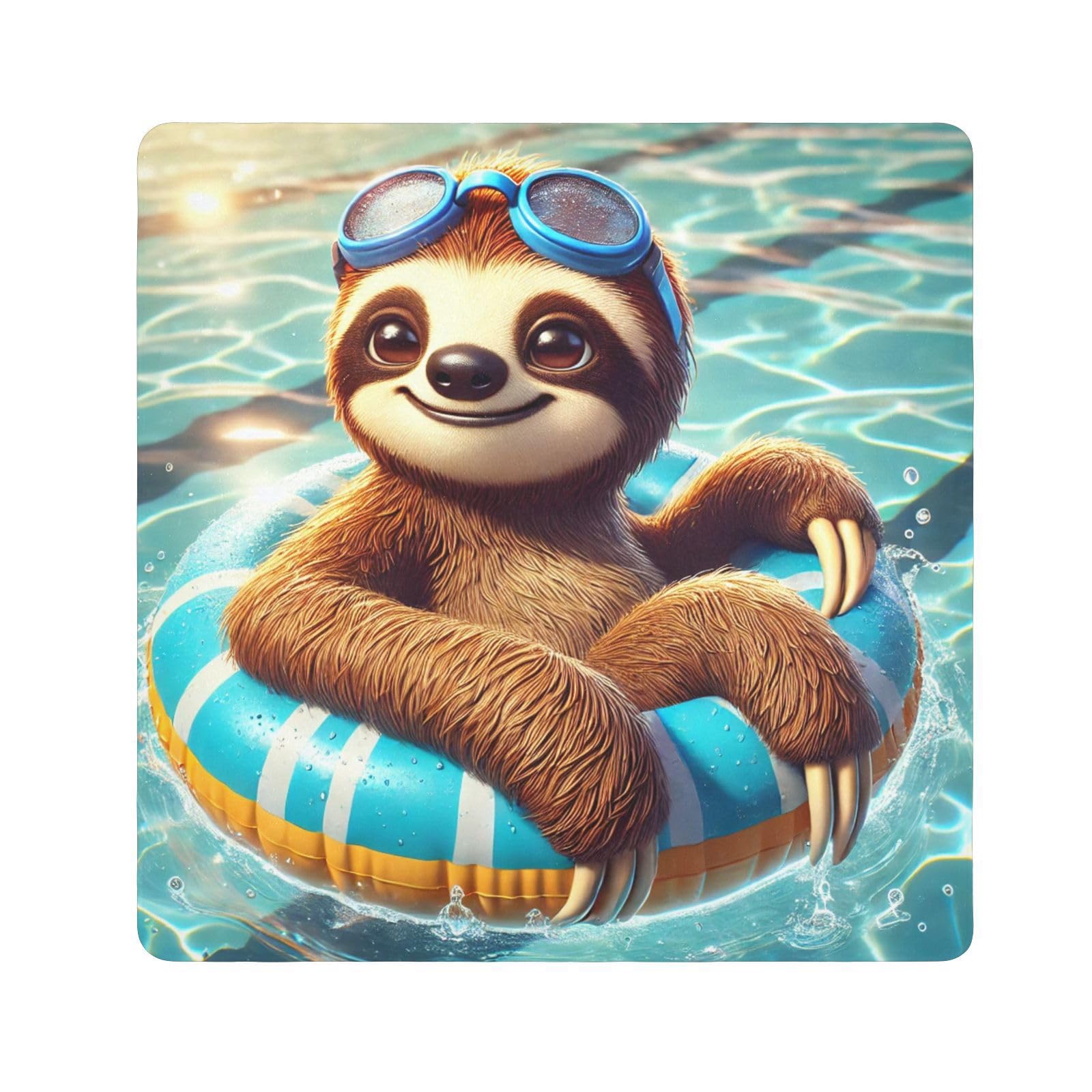 Joko Ivery Sloth Pool Summer Self-adhesive Cloth 17.7