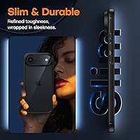 Vista 585 de TAURI Funda magnética 2 en 1 transparente para iPhone 14 Pro, compatible con Magsafe [no amarillenta] con protector de pantalla, protección de grado