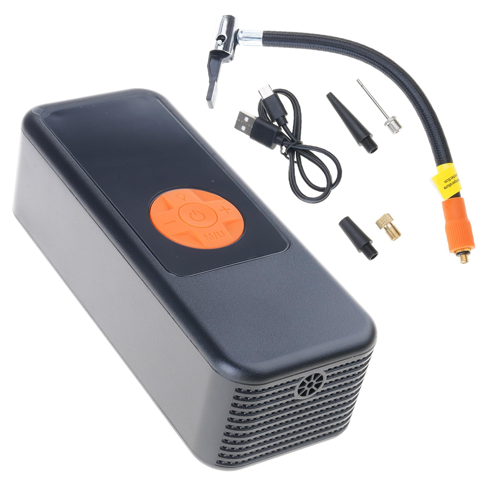Hsioluted Tire Inflator Portable Air Compressor, 72W Portable Air Pumps With Digital Pressure Display Cordless Compressor Pumps For Inflatables