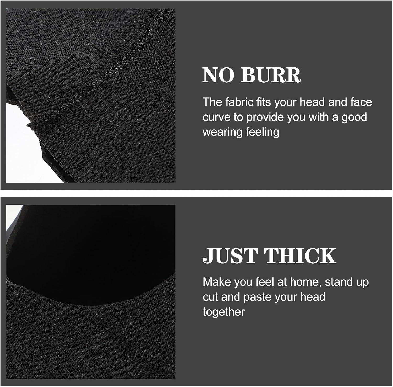 Baluue 3mm Neoprene Diving Hood Black for Swimming and Surfing, Sturdy Warm Keeping Bathing Hat with Excellent, Cold Proof Snorkeling and Surfing Wetsuit Accessory