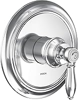 Vista 1 de Moen UTS23210 Weymouth M-CORE 2-Series 1-Handle - Kit de molduras de ducha con 1 mango, requiere válvula, cromado