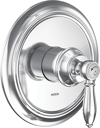 Moen UTS23210 Weymouth M-CORE 2-Series 1-Handle - Kit de molduras de ducha con 1 mango, requiere válvula, cromado