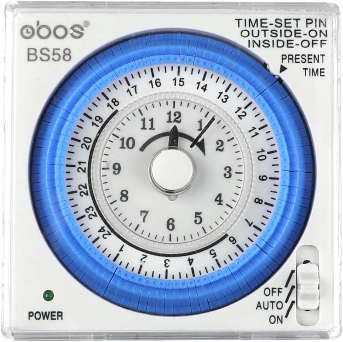 Light Small Mechanical Timer Mechanical Timer Switch 220V with 96 Times on/Off per Day Minimum Setting Unit 15 mins