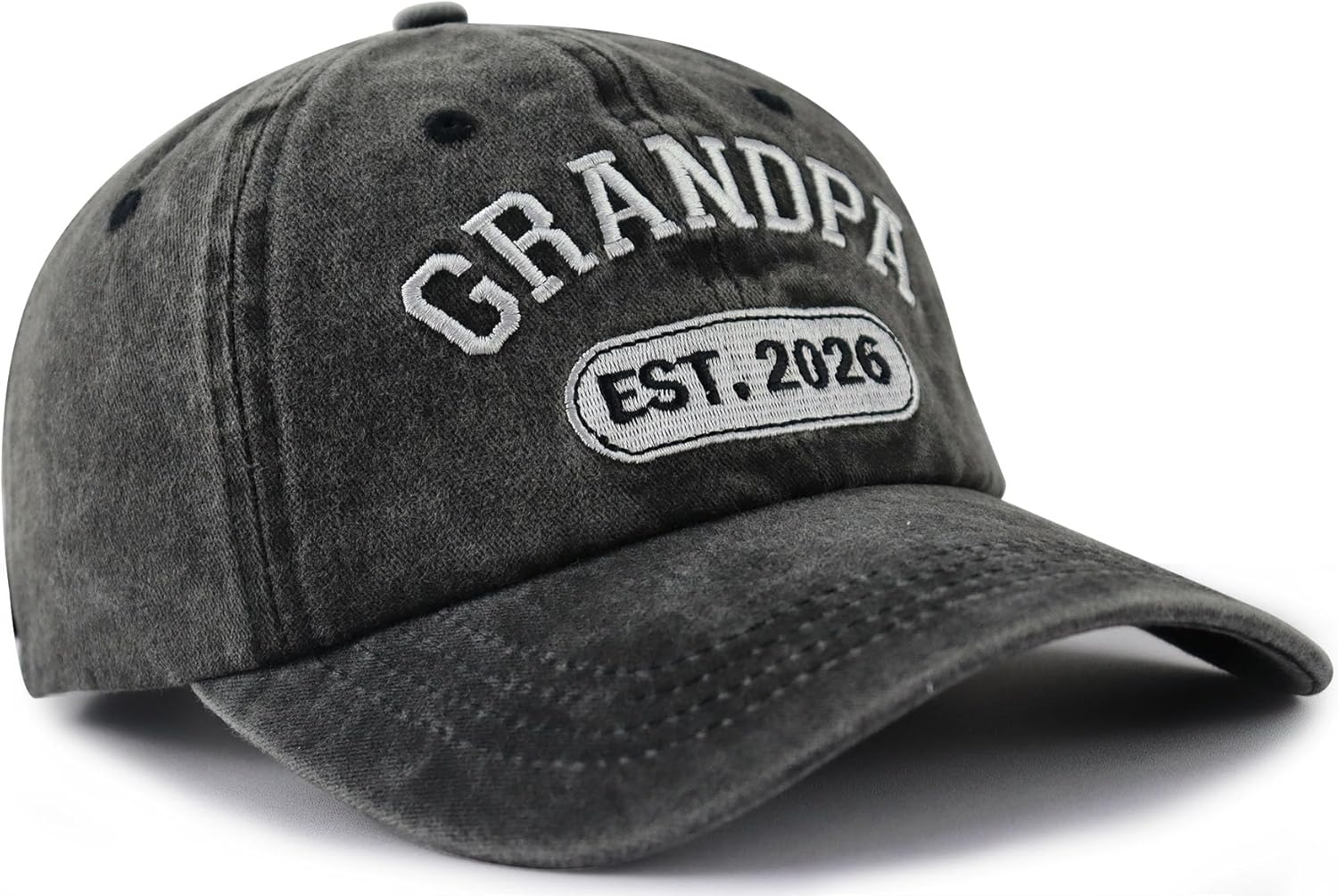 New Grandpa Gifts for Men, Funny Grandpa Est 2026 Hat, Adjustable 3D Embroidered Best Grandfather Gift Baseball Cap - Image 3
