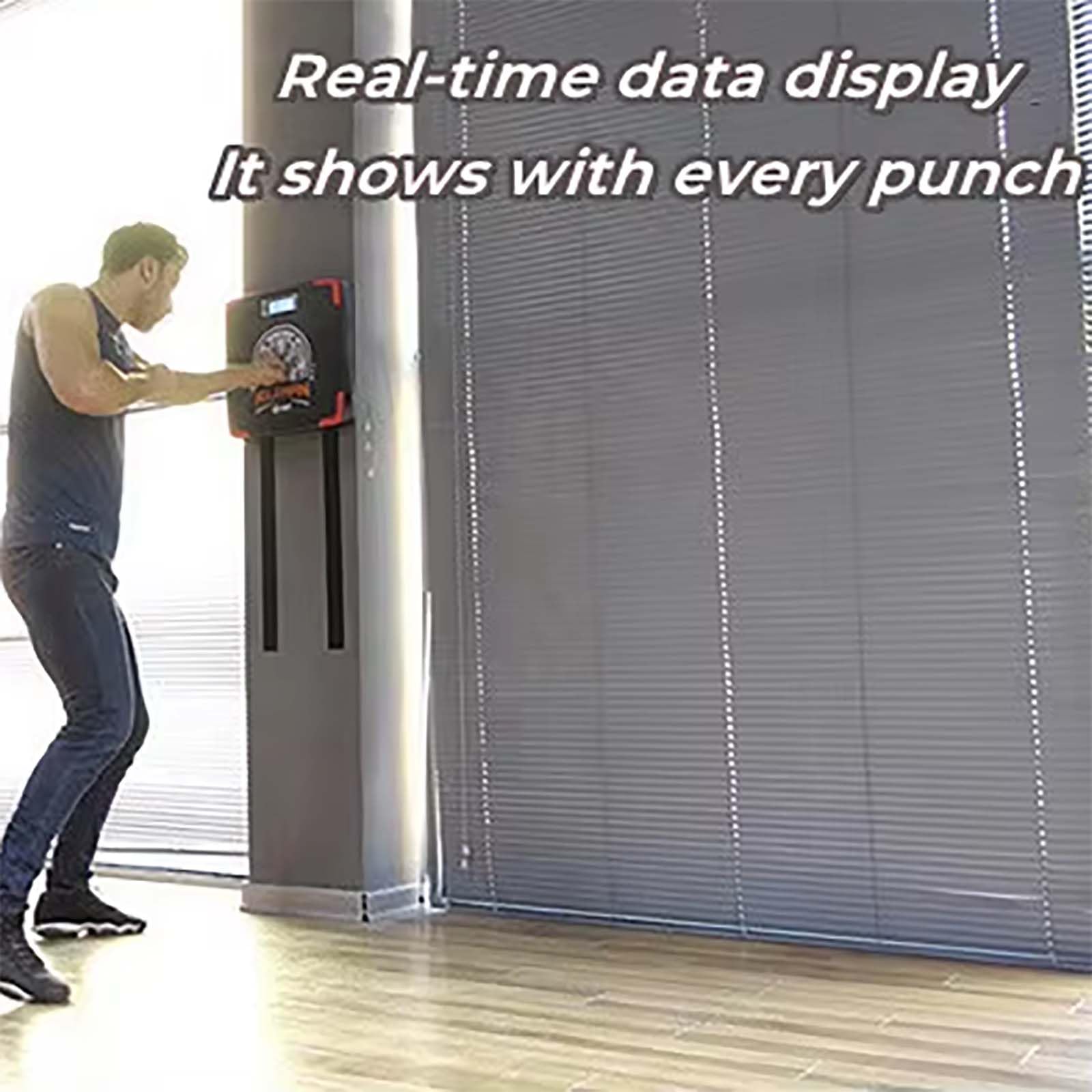 SUPER FOREST Testeur De Force Intelligent - Capteur Pour Sac De Frappe, Compteur Puissance, Datas Temps Réel, Boxe Sanda Taekwondo