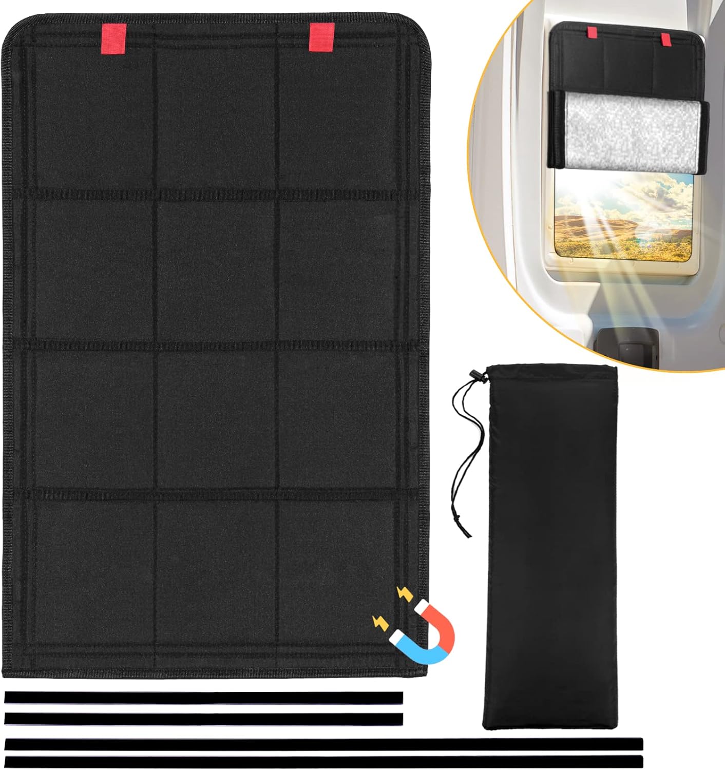 funomo RV Door Window Shade, Foldable RV Blackout