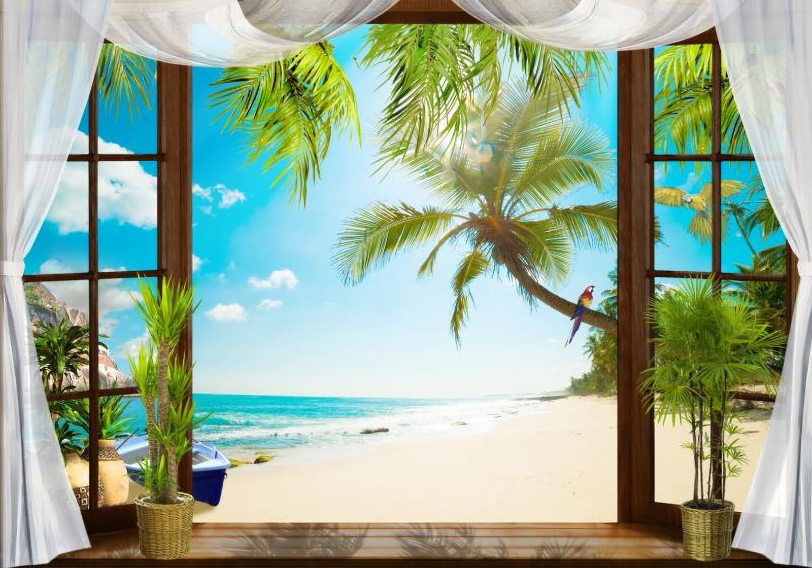 Paysage fond de mur panoramique pour agrandir une chambre enfant