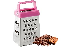 Pink Mini Stainless Steel Garlic Grater for Effortless Kitchen Slicing