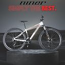 Niner 29T | 2x9 SPD Shimano Cues Drivetrain | Shimano MT-201 Hydraulic Disc Brakes | SR Suntour XCM Hydraulic Lockout Suspension (Silver-Red) (Silver-Red) gallery image