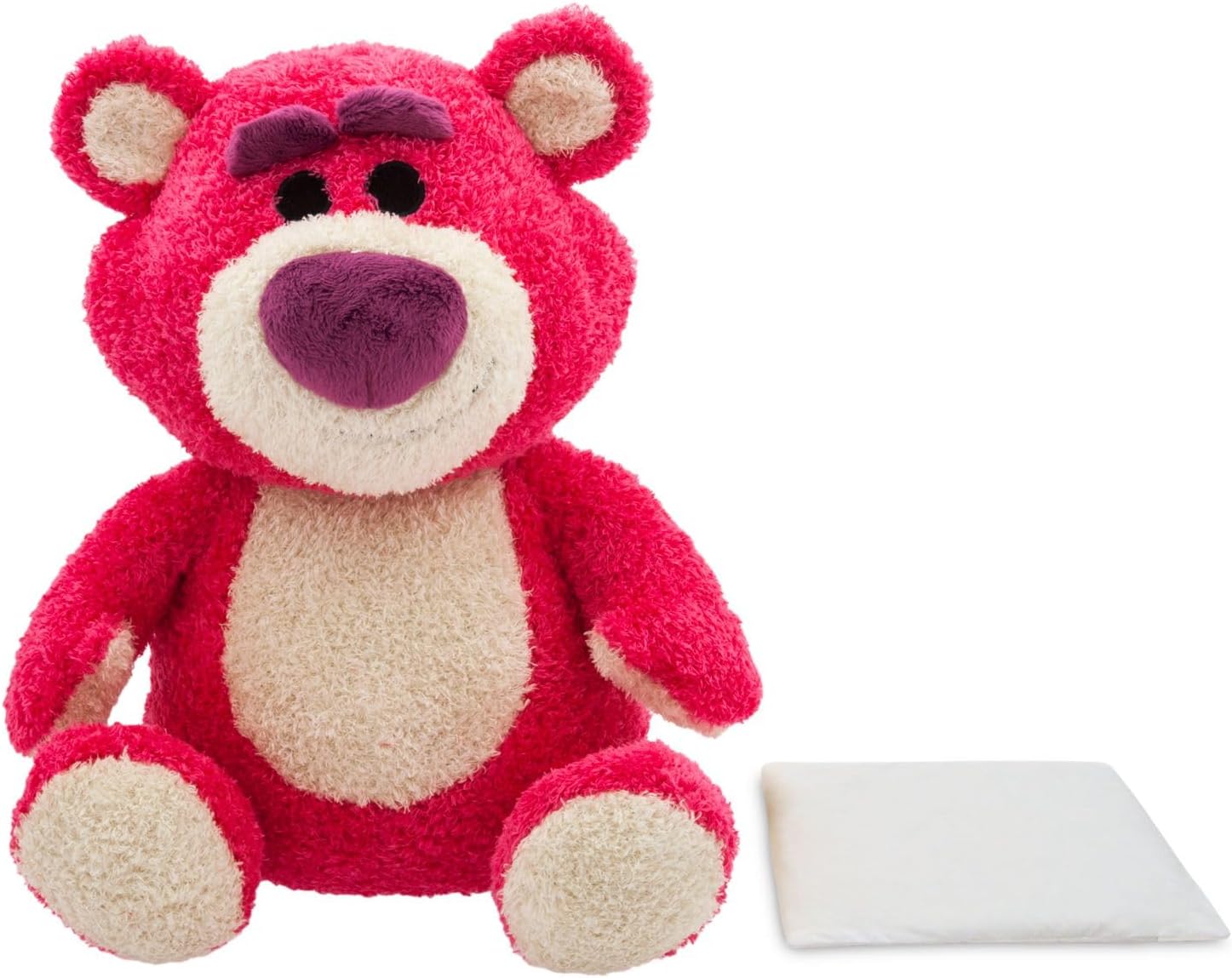 Disney Store Official Weighted Plush – Lotso Huggin Bear – Soft Stuffed Animal with Shaggy Coat – 2.5 lb Removable Weight – Ideal Toy Story Toy for Snuggling