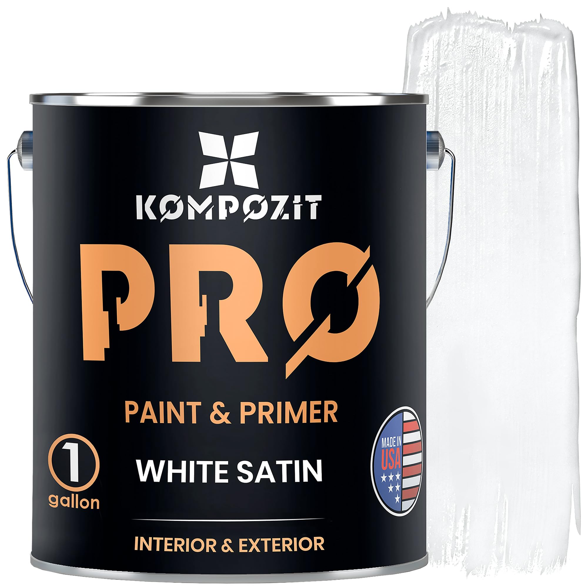 KOMPOZIT Acrylic Paint & Primer (2-in-1) - White Satin