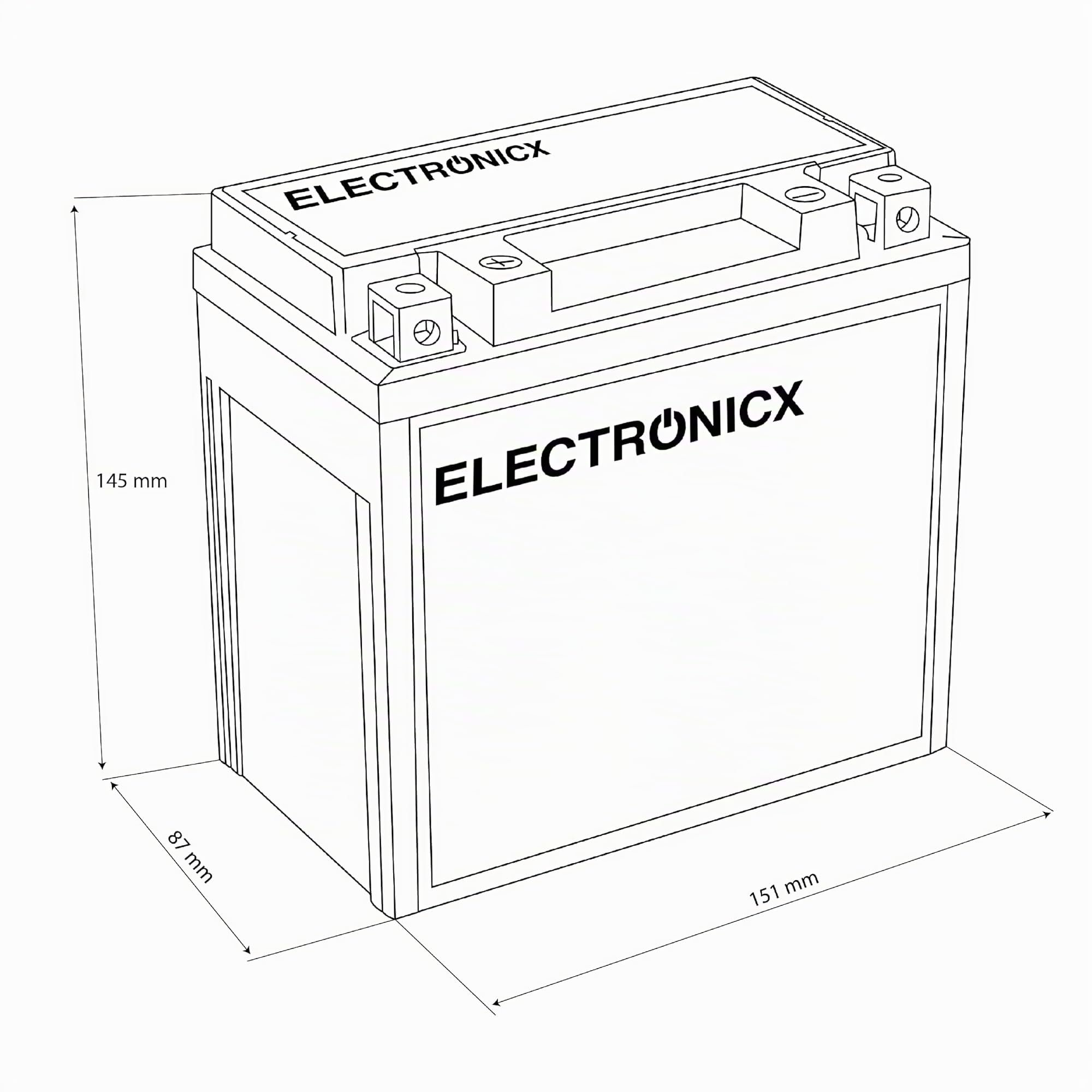 Electronicx Batería AGM 12V 12Ah Premium | 12 Ah Batería auxiliar para coche A2115410001|61217586977 | Sustituye A000982700 A2115410001 61219394648 | Batería de respaldo para Mercedes BMW Rolls Royce