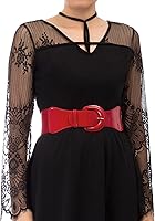 Vista 3 de GRACE KARIN Cinturón de cincha elástico ancho para mujer, cinturón vintage con hebilla gruesa de 3 pulgadas, S-XXXXL