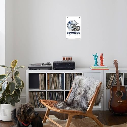 Miniatura 18 de Trends International NFL Dallas Cowboys - Póster de pared con casco de goteo 20, 22.375 x 34 pulgadas, versión premium sin marco