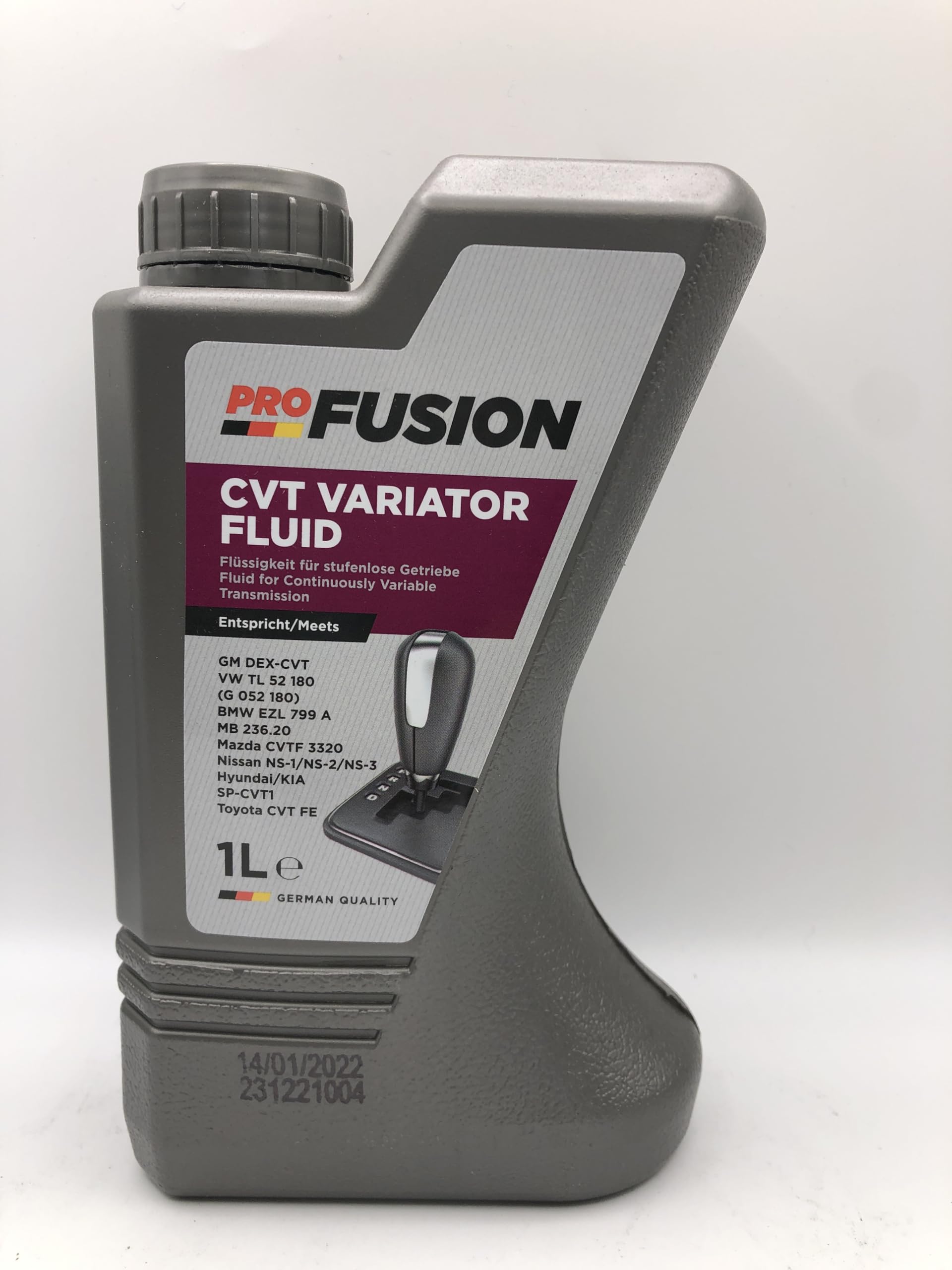 ProFusion CVT Variator Fluid Aceite Sintético para Transmisiones Variables Continuas – GM DEX-CVT, VW TL 52180, MB 236.20 – 1L (5)