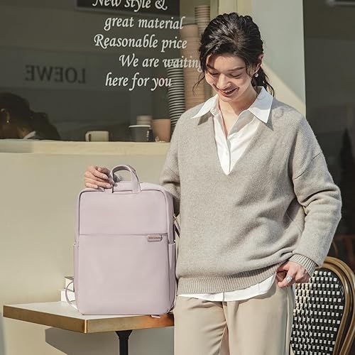 Miniatura 8 de GOLF SUPAGS Mochila de viaje para computadora portátil para mujer, bolsa delgada para computadora de negocios, compatible con cuaderno de 13.3,