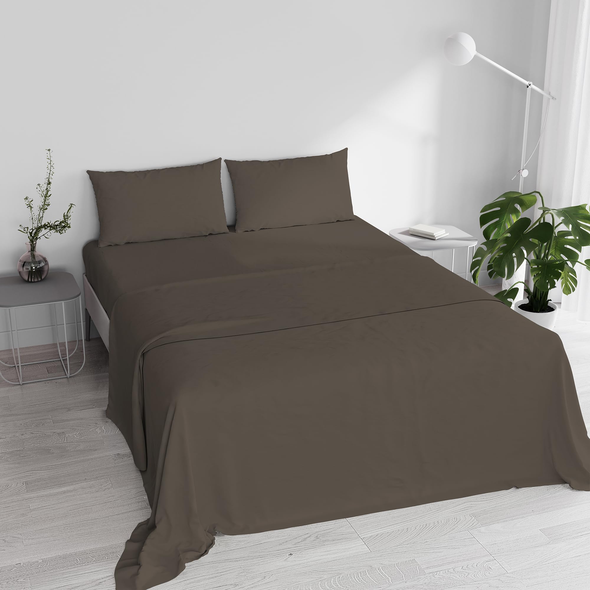 maxcolor Bedding Dark Brown