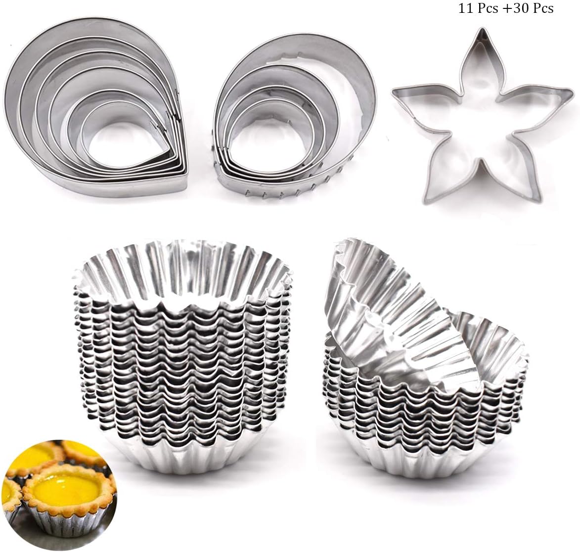 tazza per crostata di torta a forma di tazza