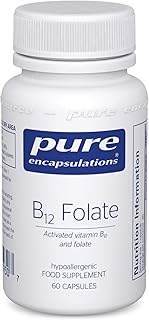Activated Vitamin B12 and Folate - Tiredness & Fatigue Supplement - 60 Capsules
