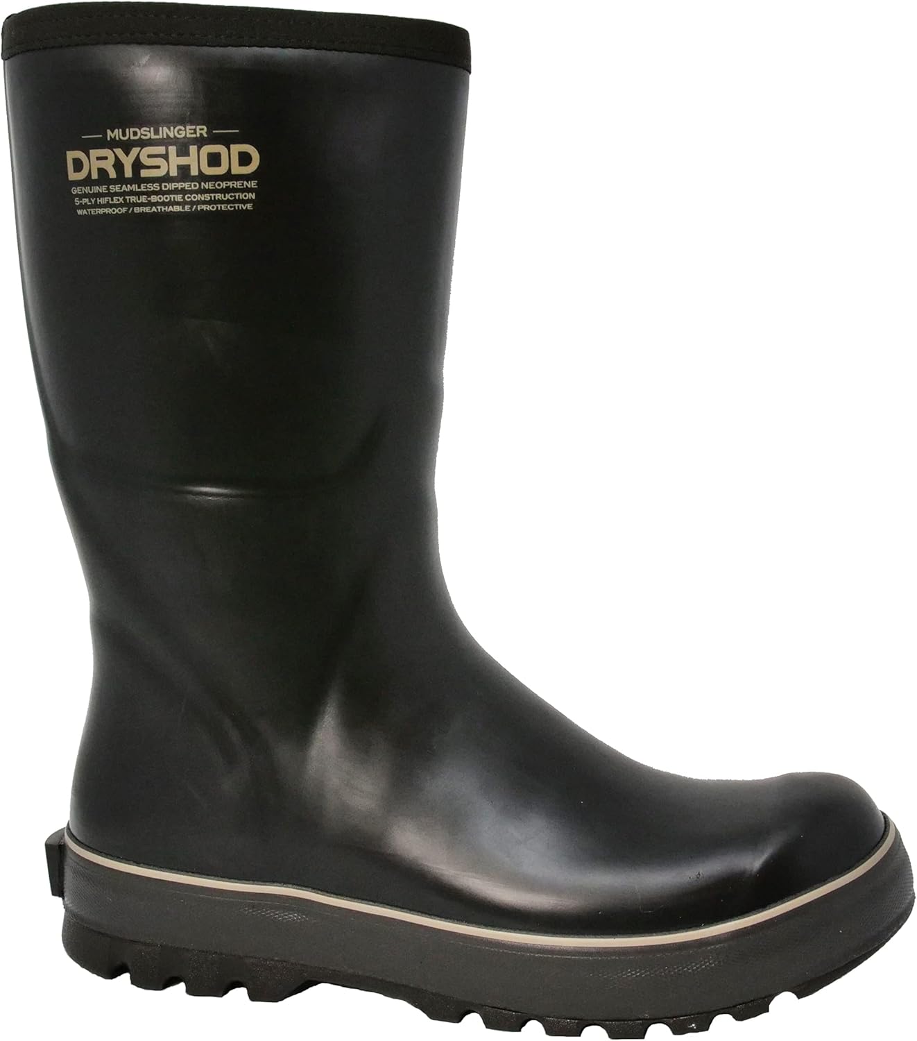 Dryshod Mudslinger Premium Rubber Farm Boots - Mid Calf - WIXIT Lining - MUD-MM-BR