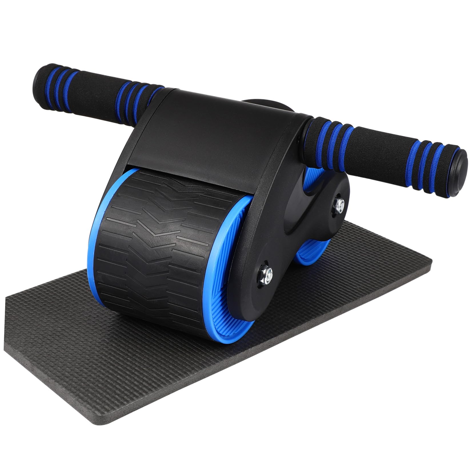 Zerodeko Rodillo Ab Abdominal de Rebote Automático con Almohadilla para Rodillas Rodillo de Ejercicio para Fitness Casa para Ejercicios de Core y Fortalecer Músculos Color Aleatorio