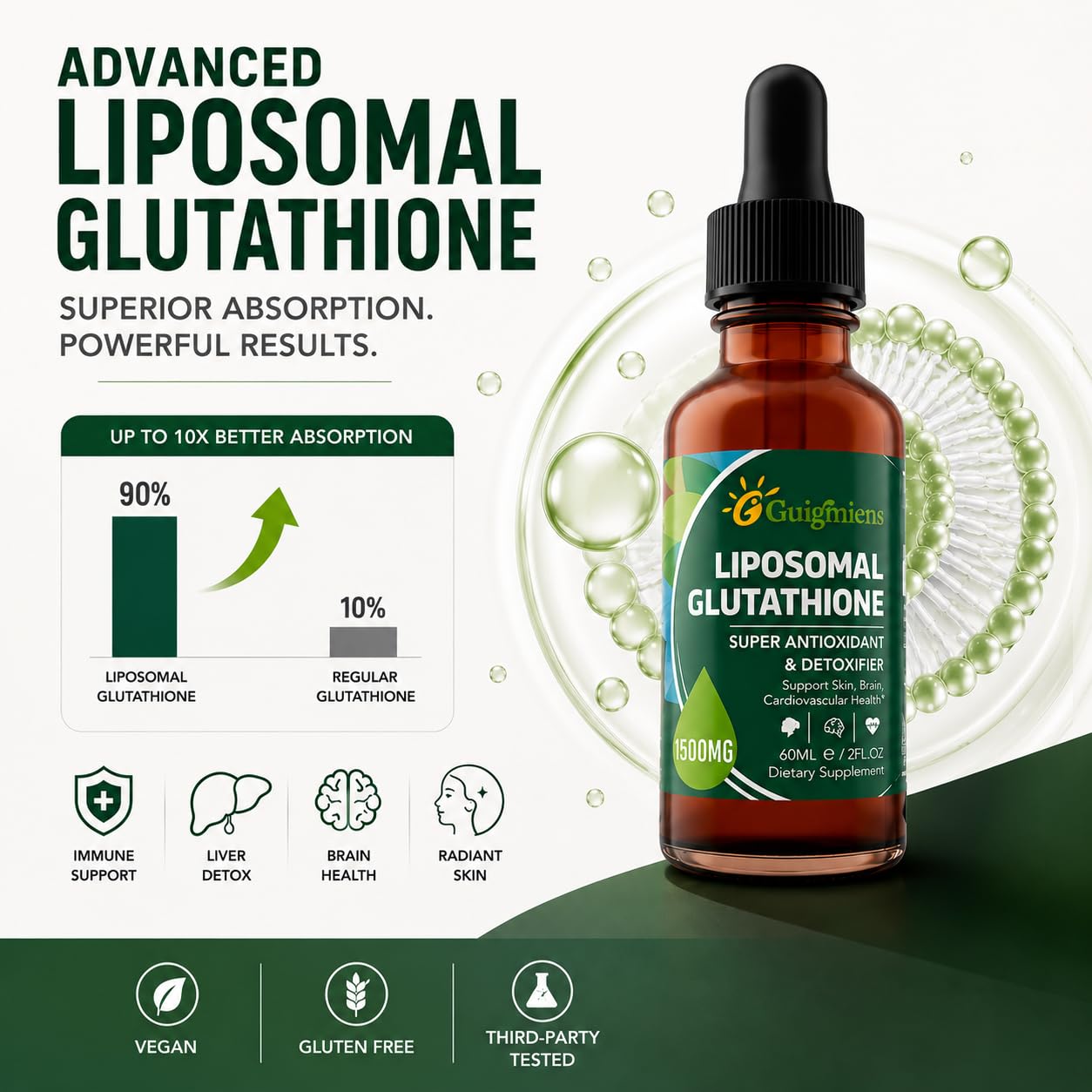 pure liposomal glutathione liquid Amazon.com: Liposomal Glutathione, Superior Absorption, Liquid Glutathione  Supplement, Powerful Antioxidant, Liver Detox, Immune Enhancer, Soy-Free,  Non-GMO, Vegan & Gluten Fre, 4 fl.oz,1500 mg : Everything Else
