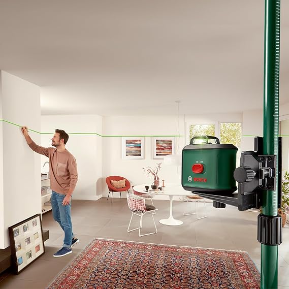 Bosch Telescopic Rod TP 320 (Adjustable Height of 106-320 cm for Fast and Flexible Positioning of Cross line Lasers, in Cardboard Box) | Height adjustable from 106 - 320 cm for quick and flexible positioning of cross line lasers, in box