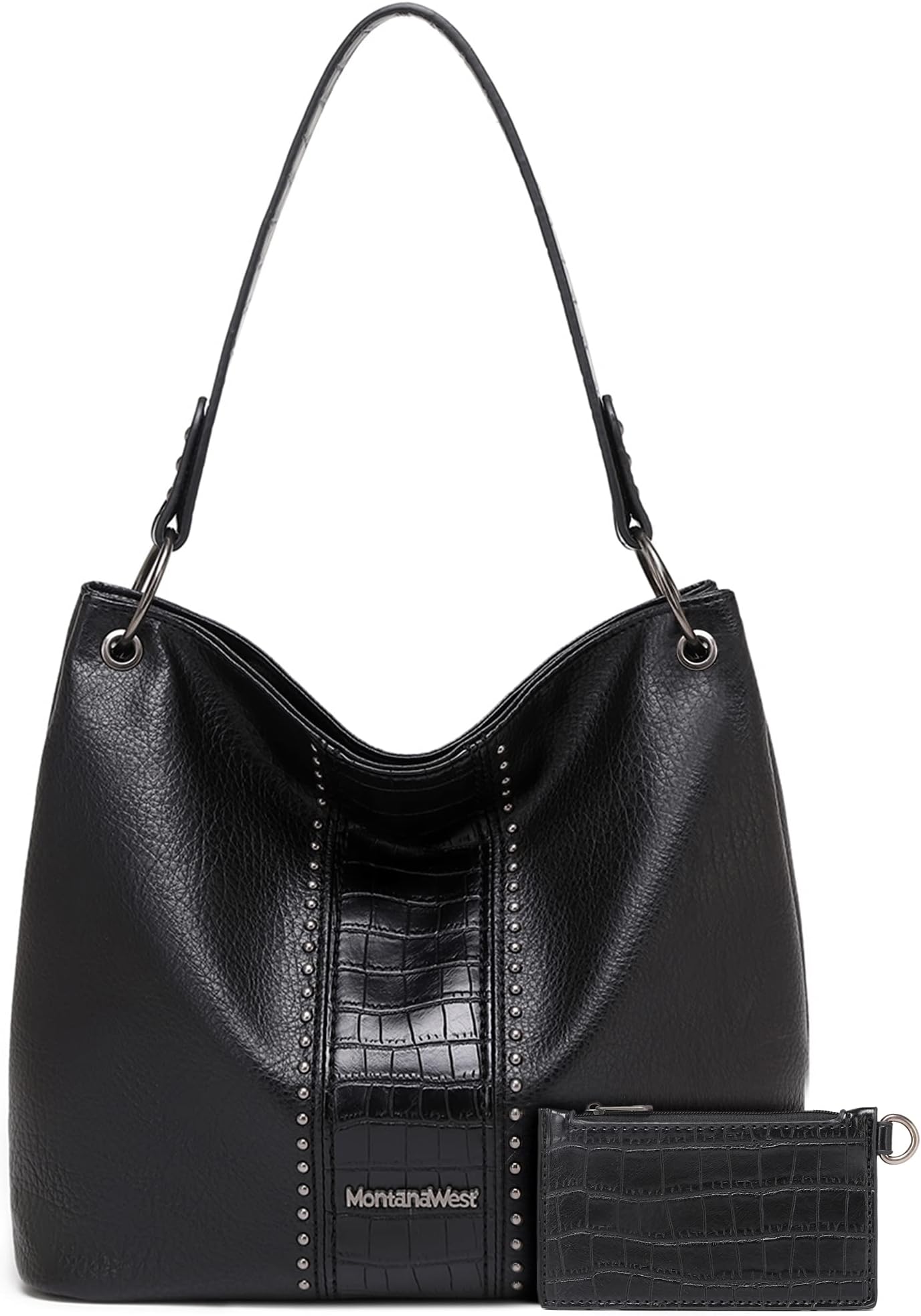 Hobo Bag for Ladies Shoulder Handbags with Back Pocket