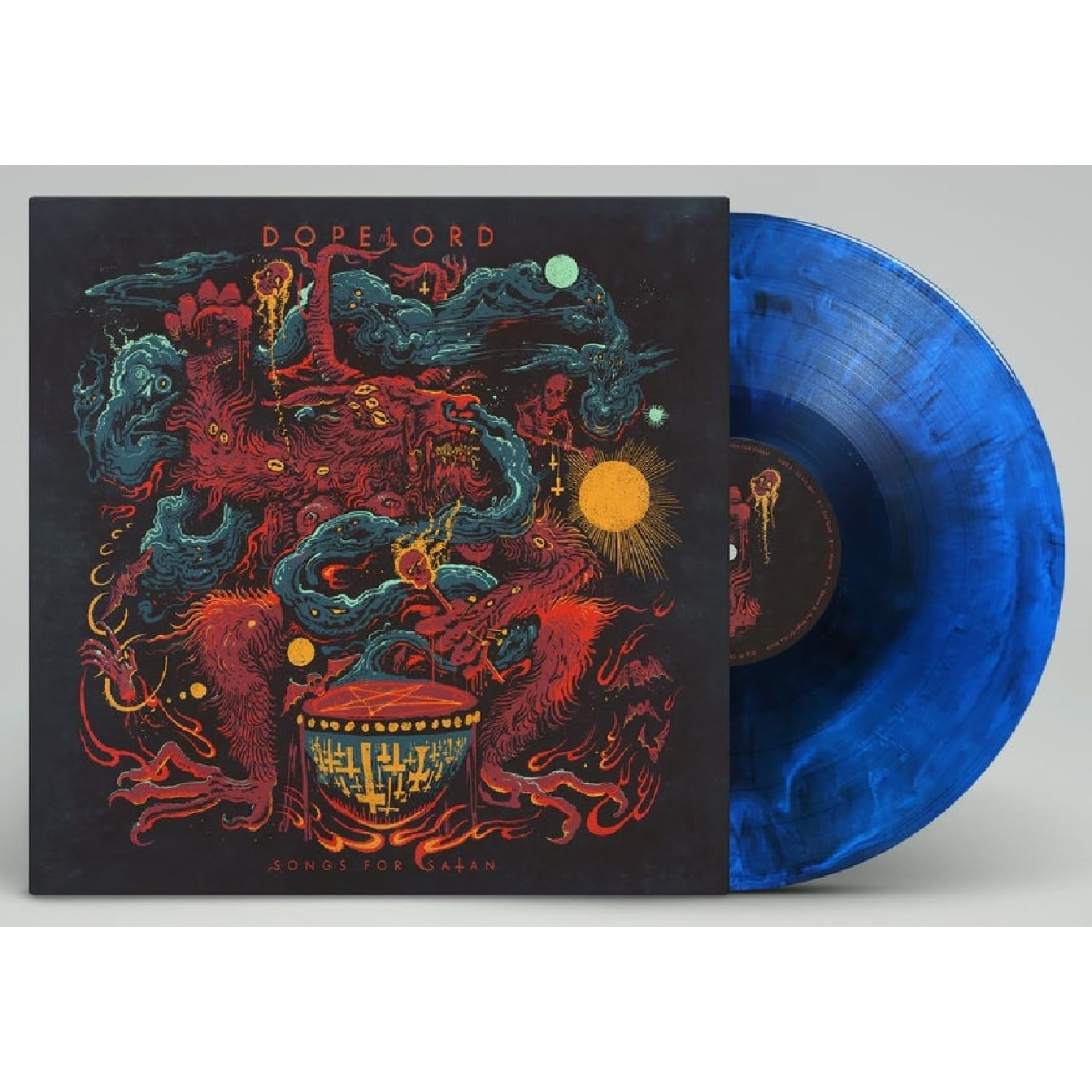 Dopelord Songs For Satan (blue/black Marble Vinyl) LP New 4059251634195