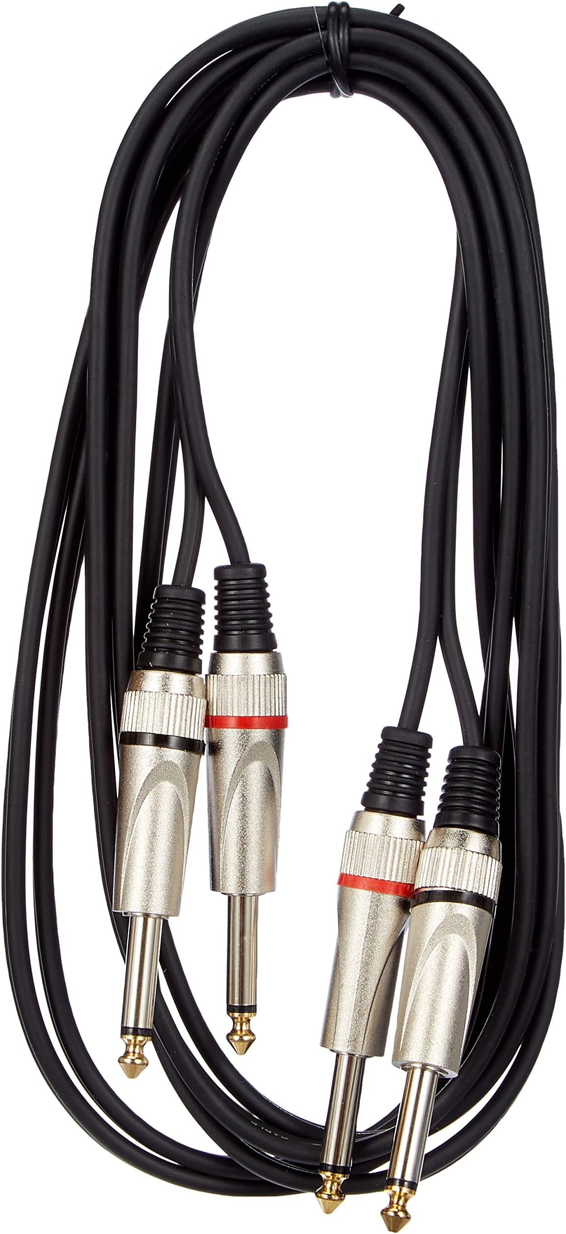 Stagg 2 Phone Plugs - 2 Phone Plugs Audio Cable - 3m