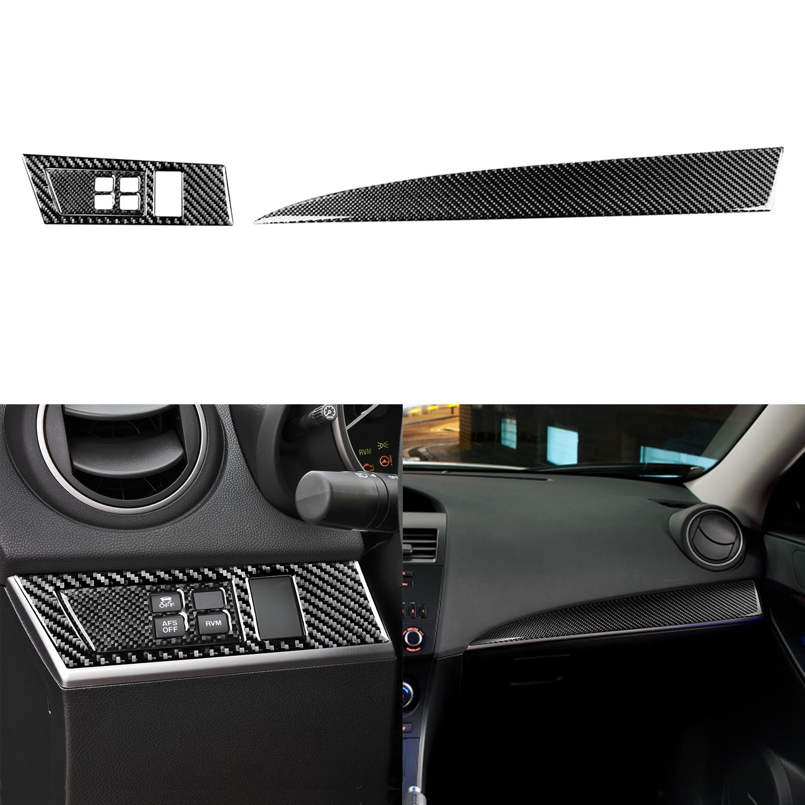 Amazon.com: NVCNX Real Premium Carbon Fiber Compatible with Mazda