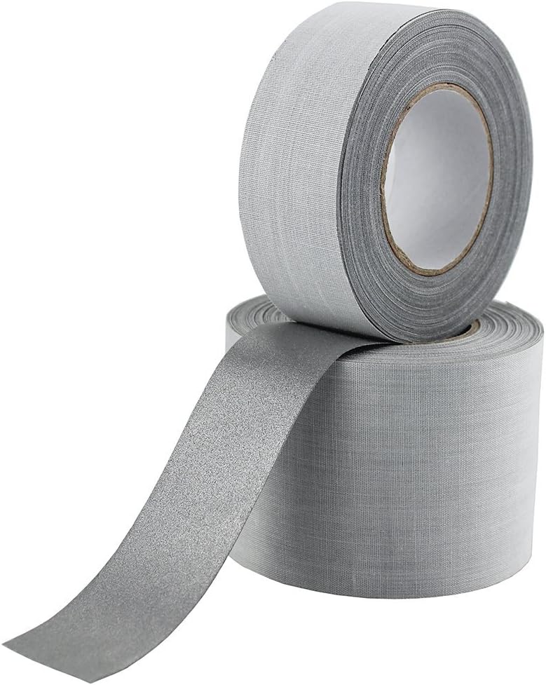 Safety Silver Reflective Fabric Tape DIY for Clohting Sew On 25mmx10m (1" x 33')