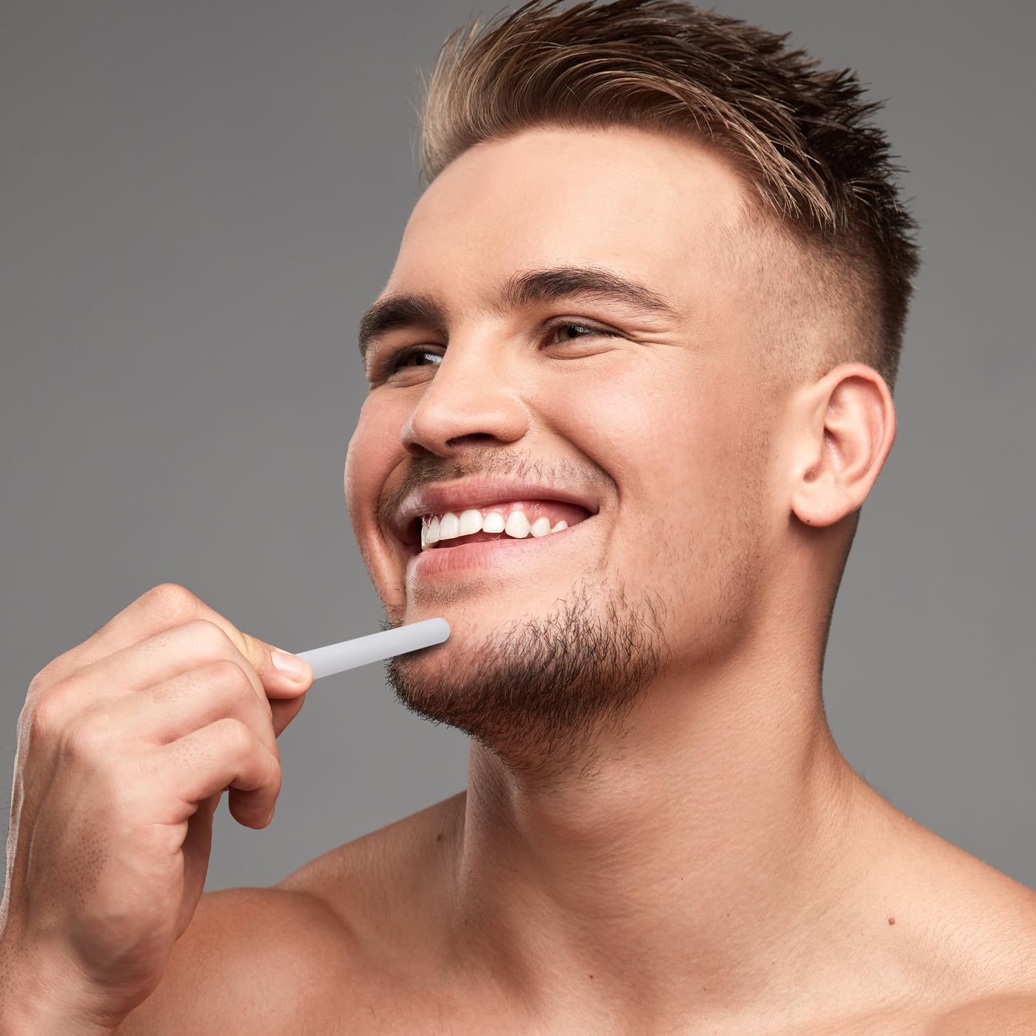 Lápiz hemostático Stick cicatrizante, tope de sangre para heridas Post-Afeitado Barba, Astringente con práctico contenedor de viaje